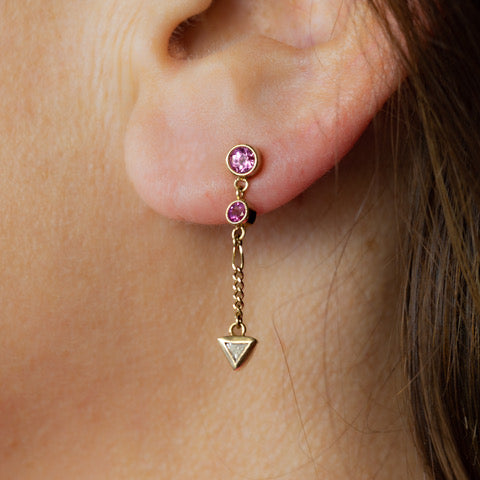 Triangle Drop Earring