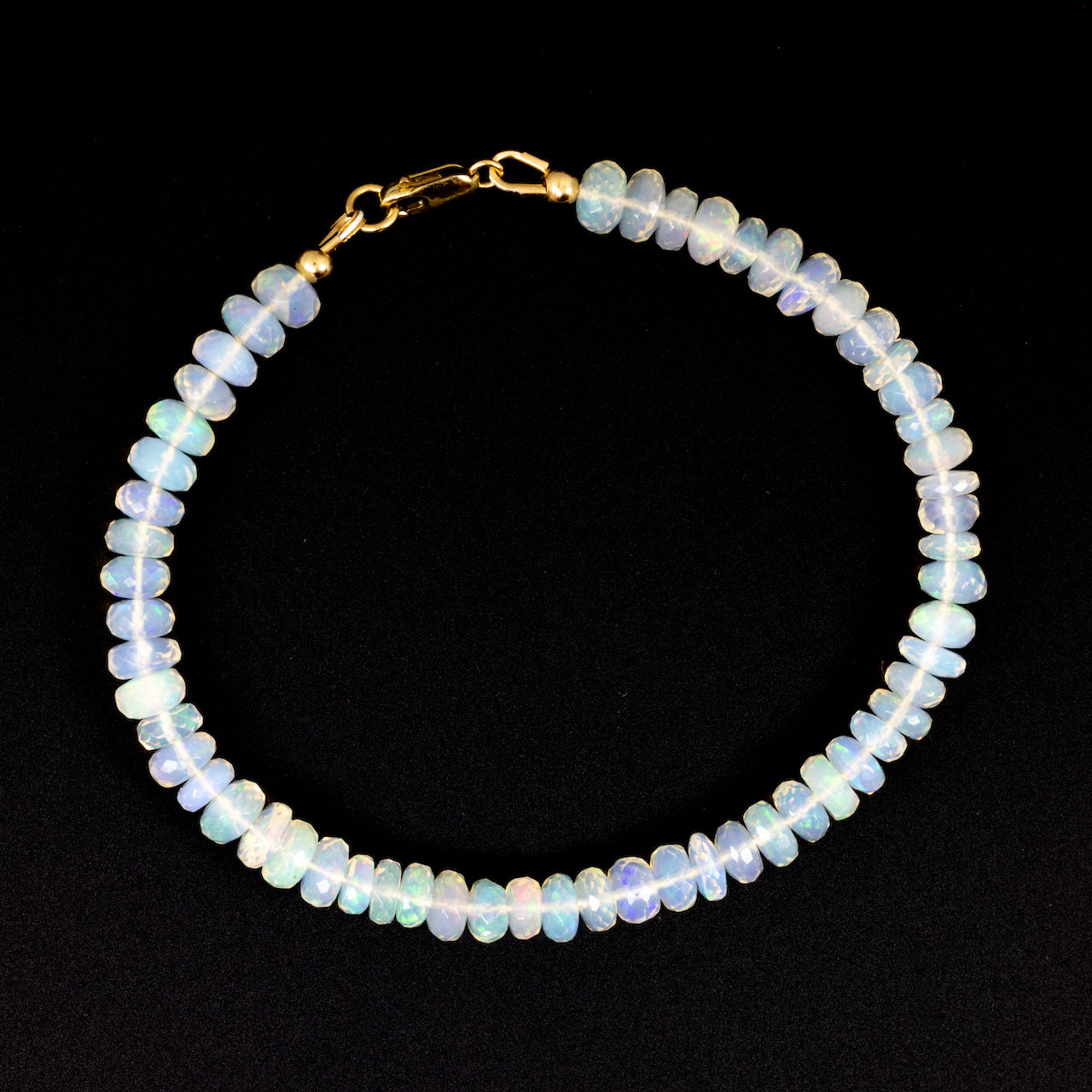 Opal Bead Bracelet