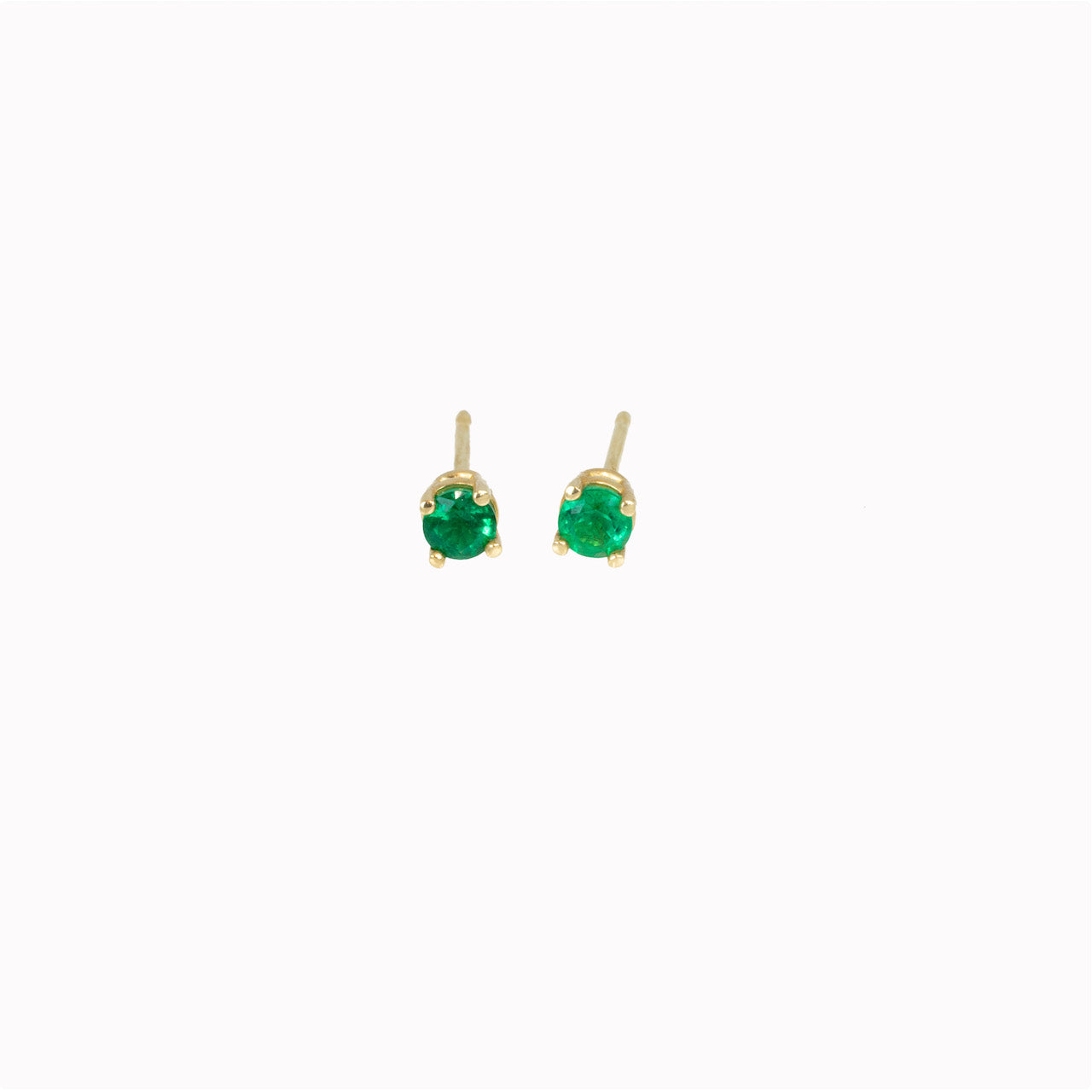 Emerald Stud Earrings