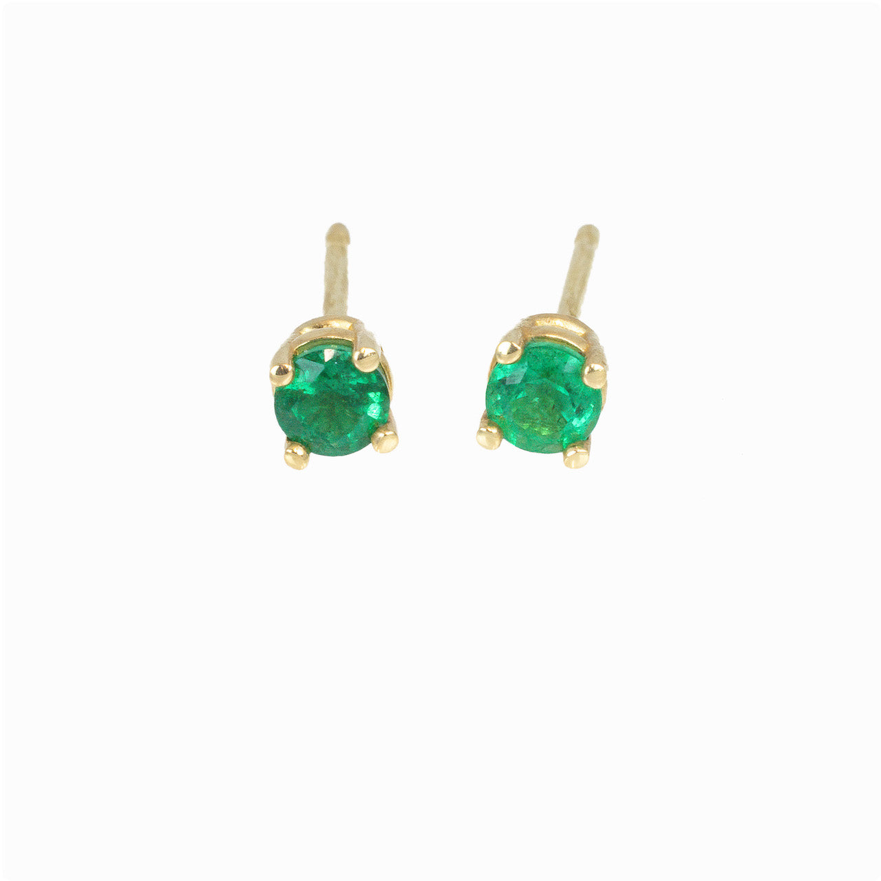 Emerald Stud Earrings